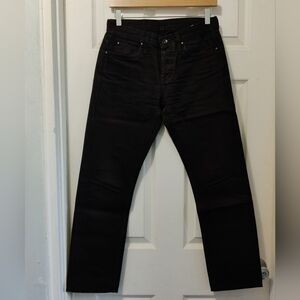 The Unbranded Brand men's size 29 Skinny Fit Black Selvedge Jeans